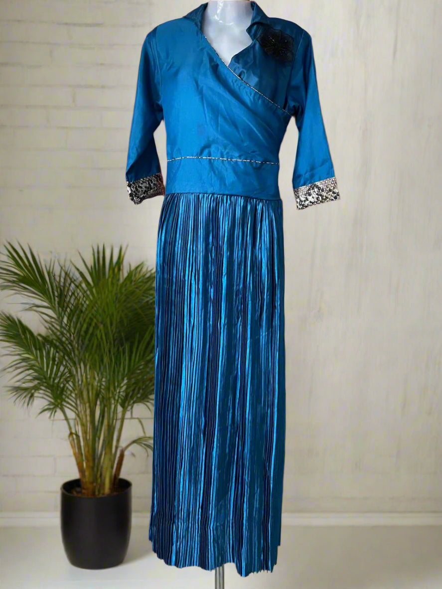 Midnight Drape Gown