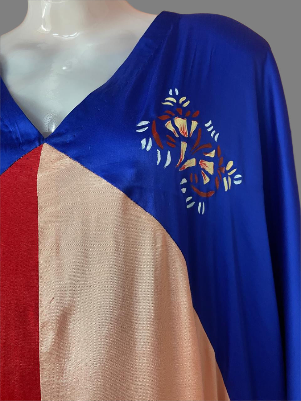 Tricolor Drift Gown