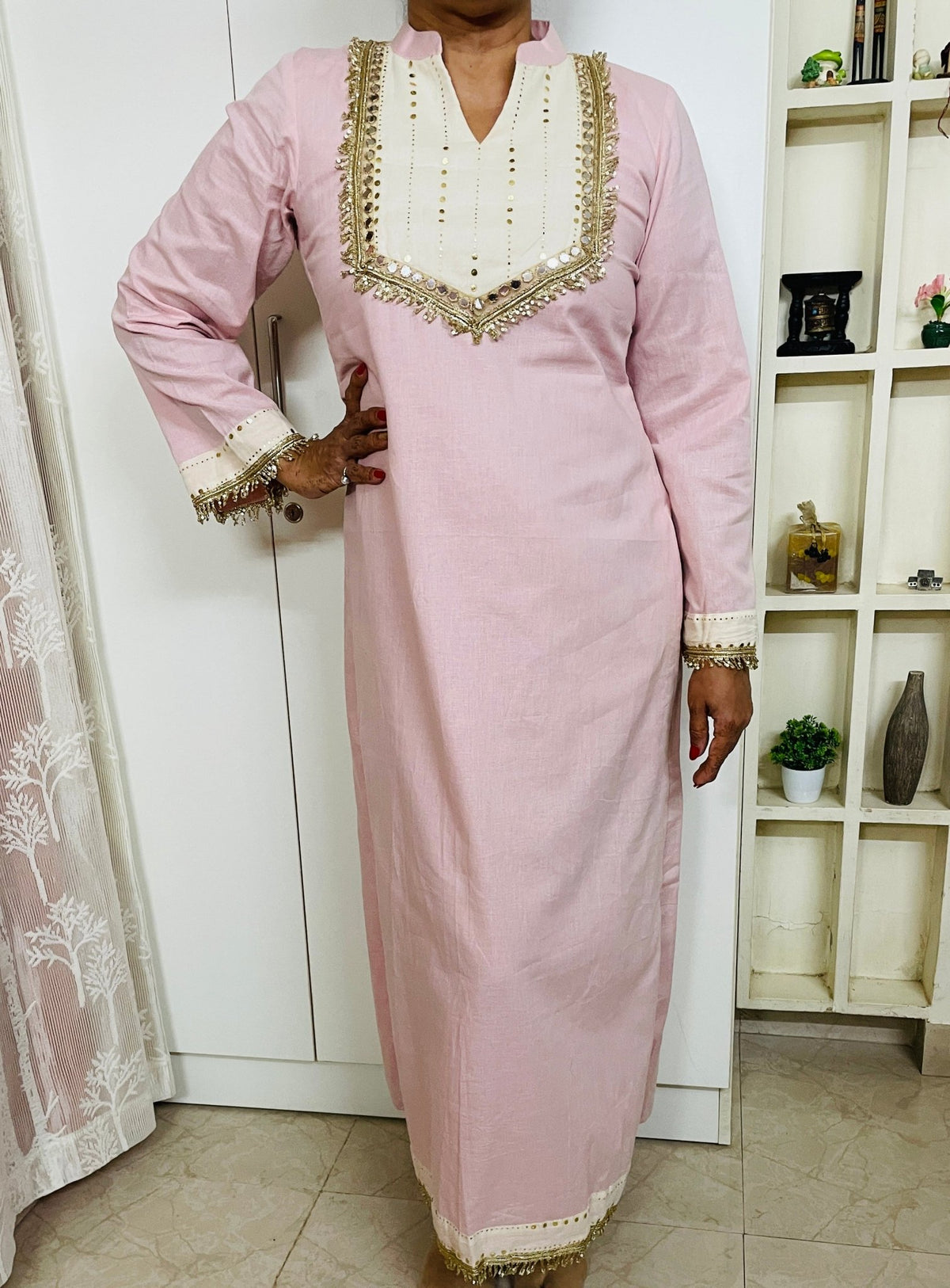 Pink Boho Gown - Silver Lining