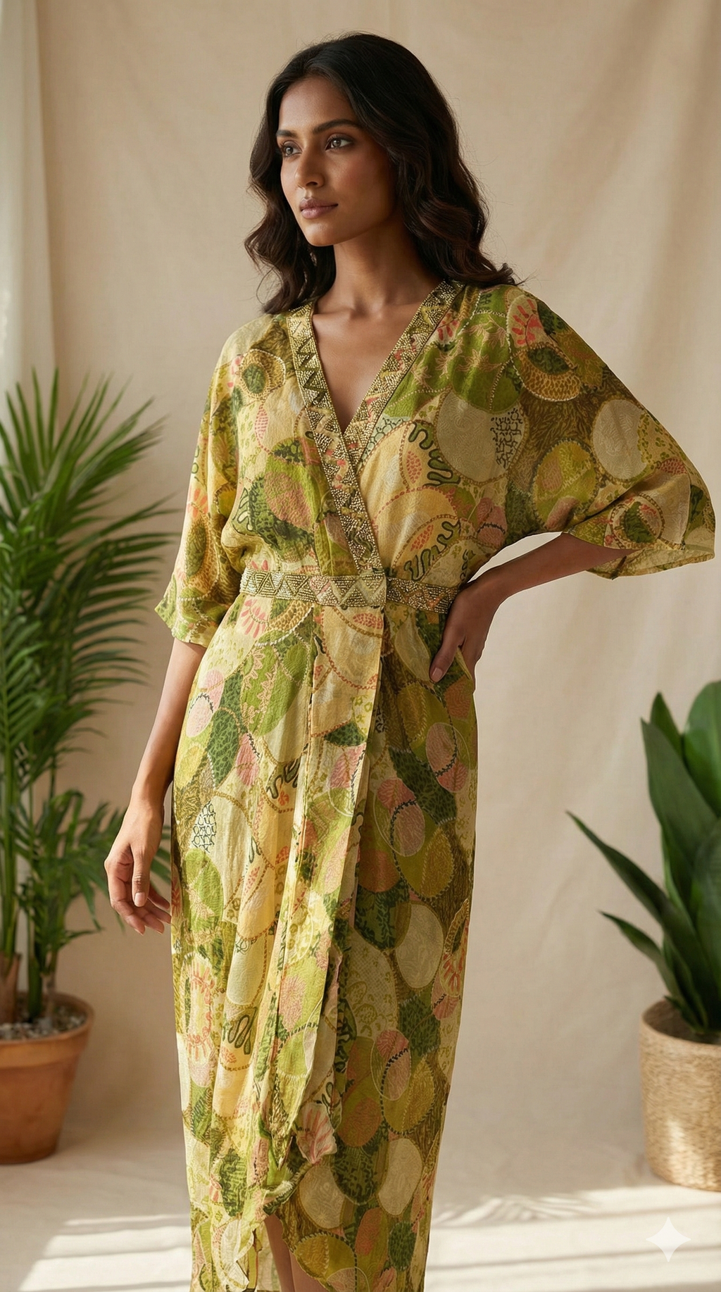 Olive Whispers Dress