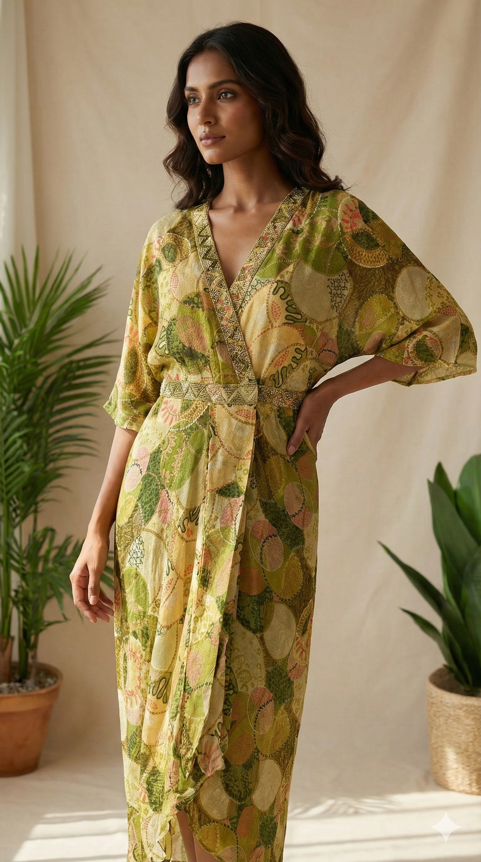 Olive Whispers Dress