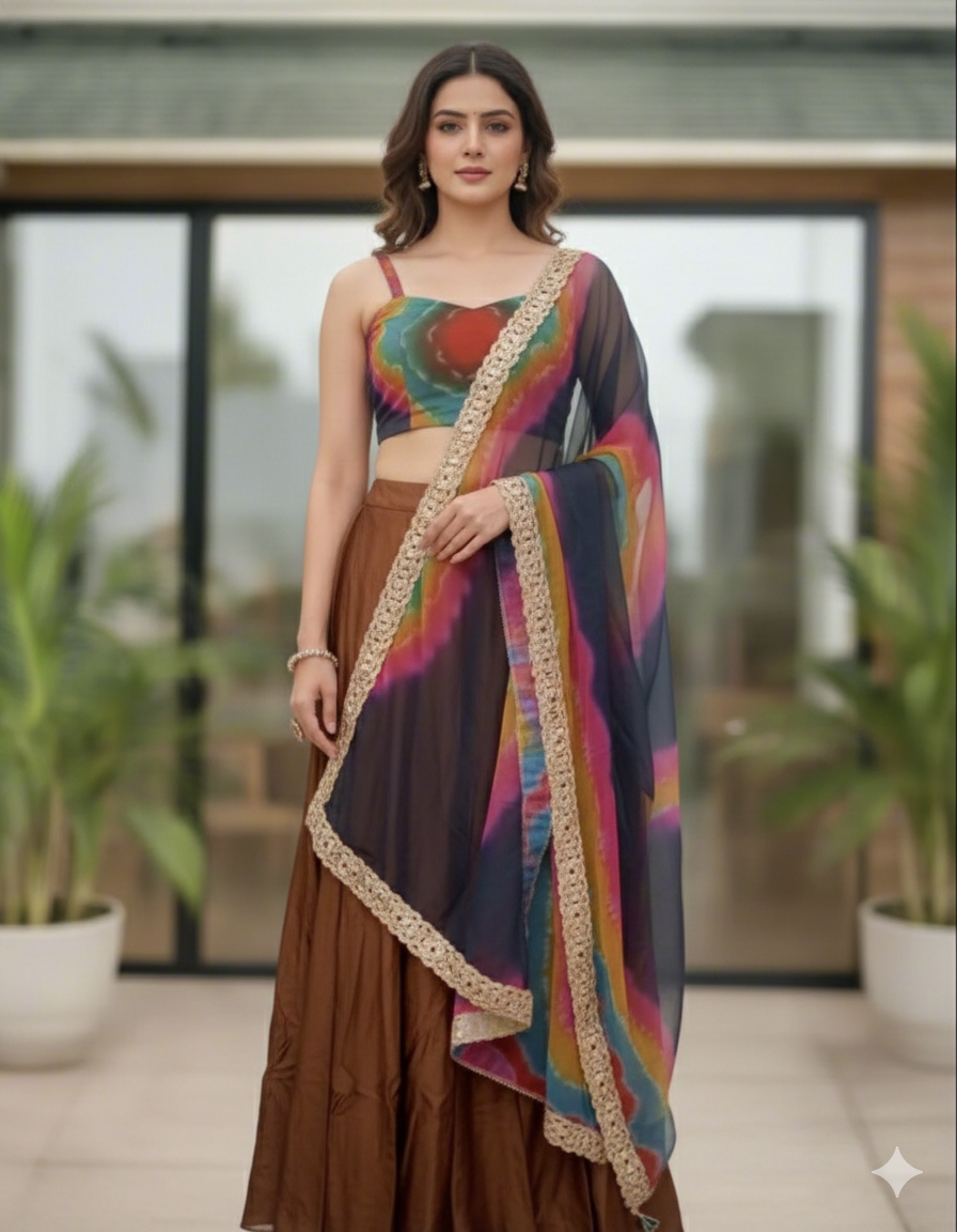 Leheriya Elegance Skirt Blouse Set