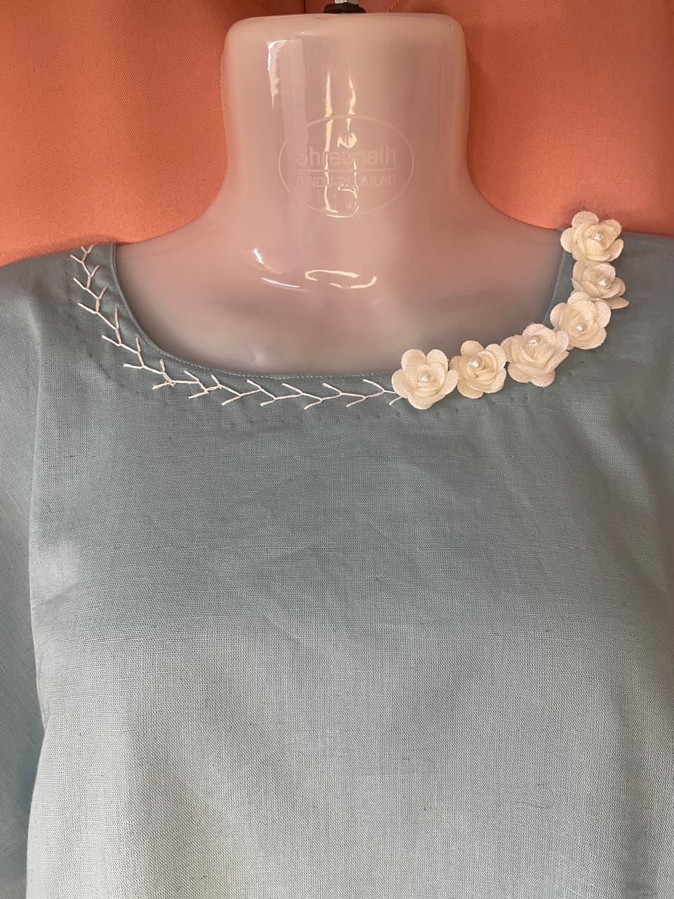 Blue Bloom Coord Set