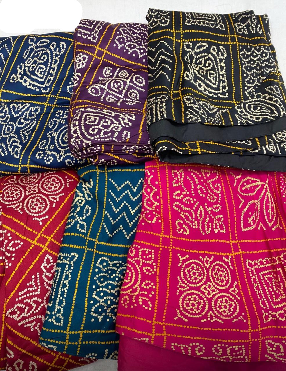 Meera Flare Bandhni Skirt