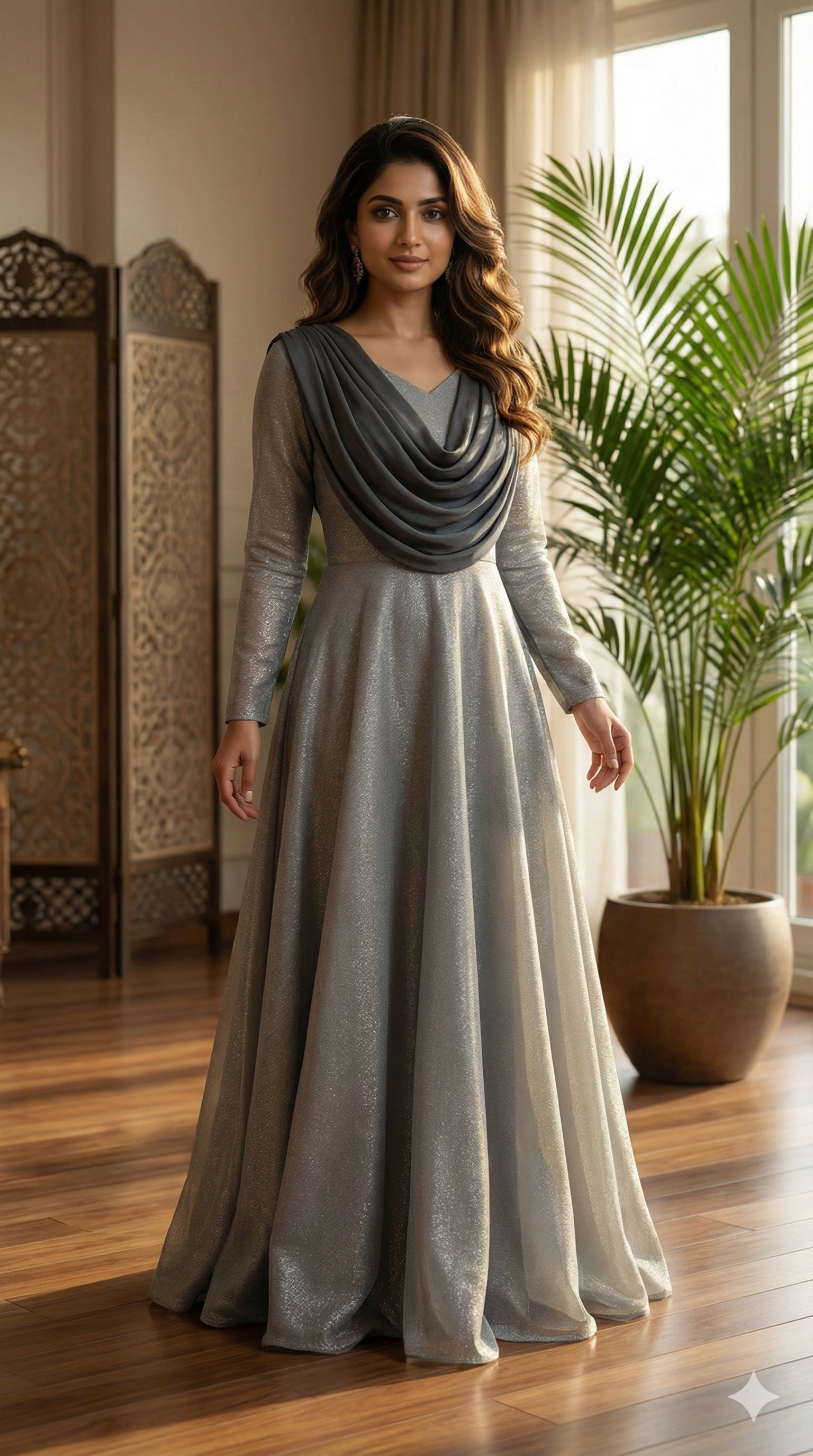 Midnight Glitz Party Gown