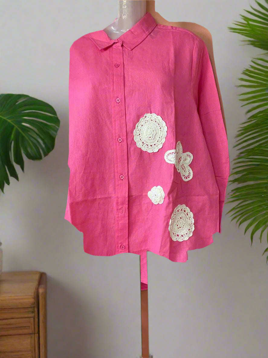 Crochet Bloom Shirts