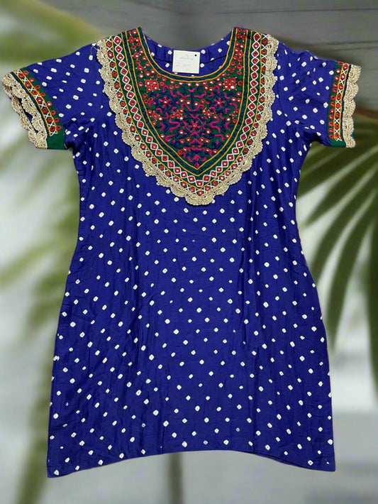 Bandhani Short Kurti