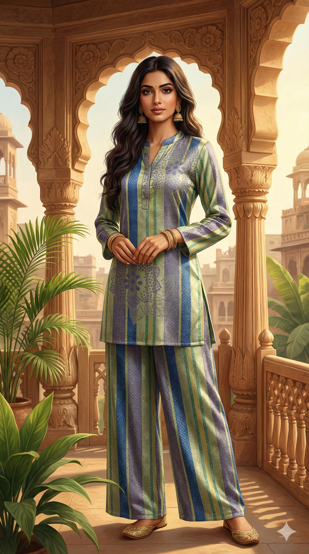 Satin Tide Coord Set