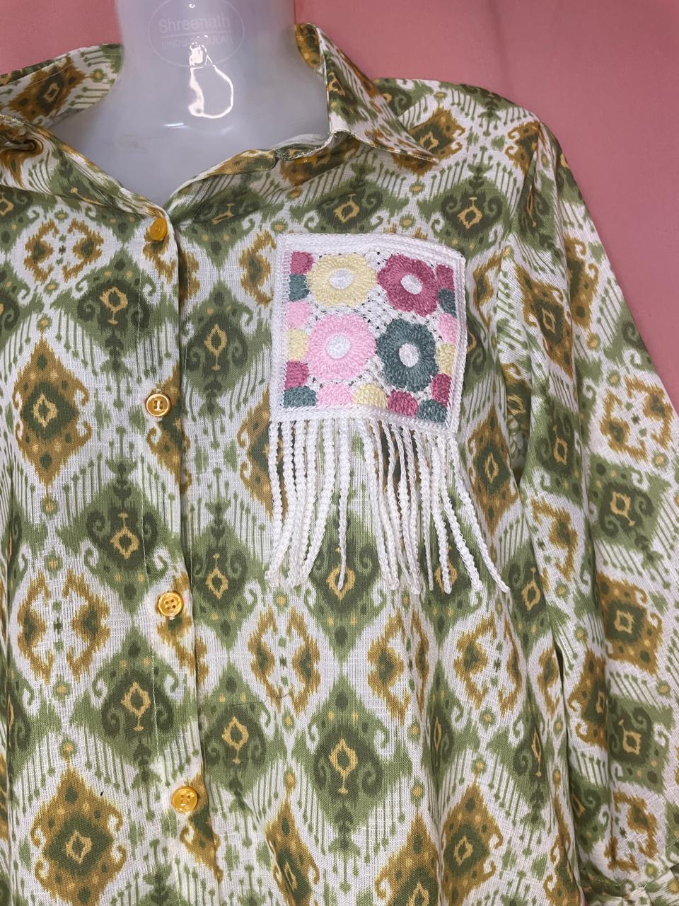 Linen Loom Shirt Dress (4)