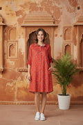 Red Meadow Shirt Dress