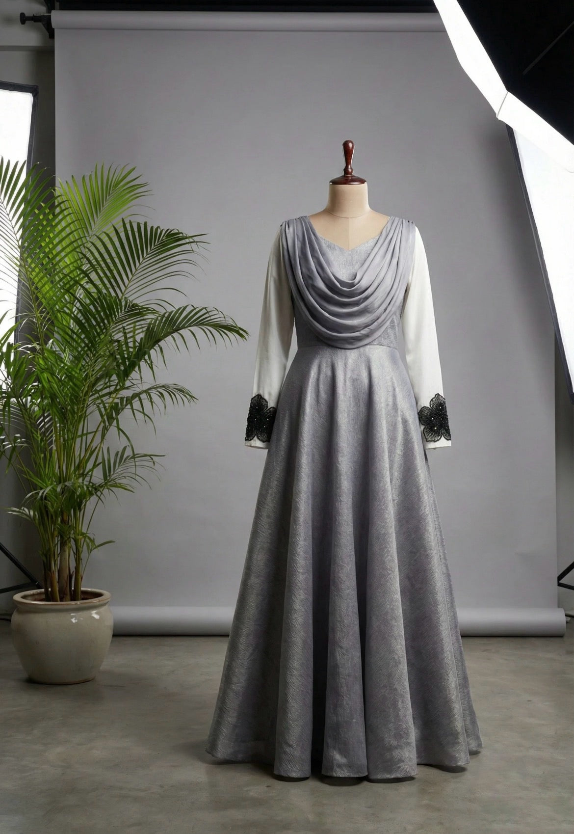 Midnight Glitz Party Gown