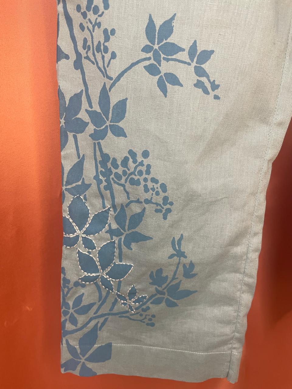 Blue Bloom Coord Set