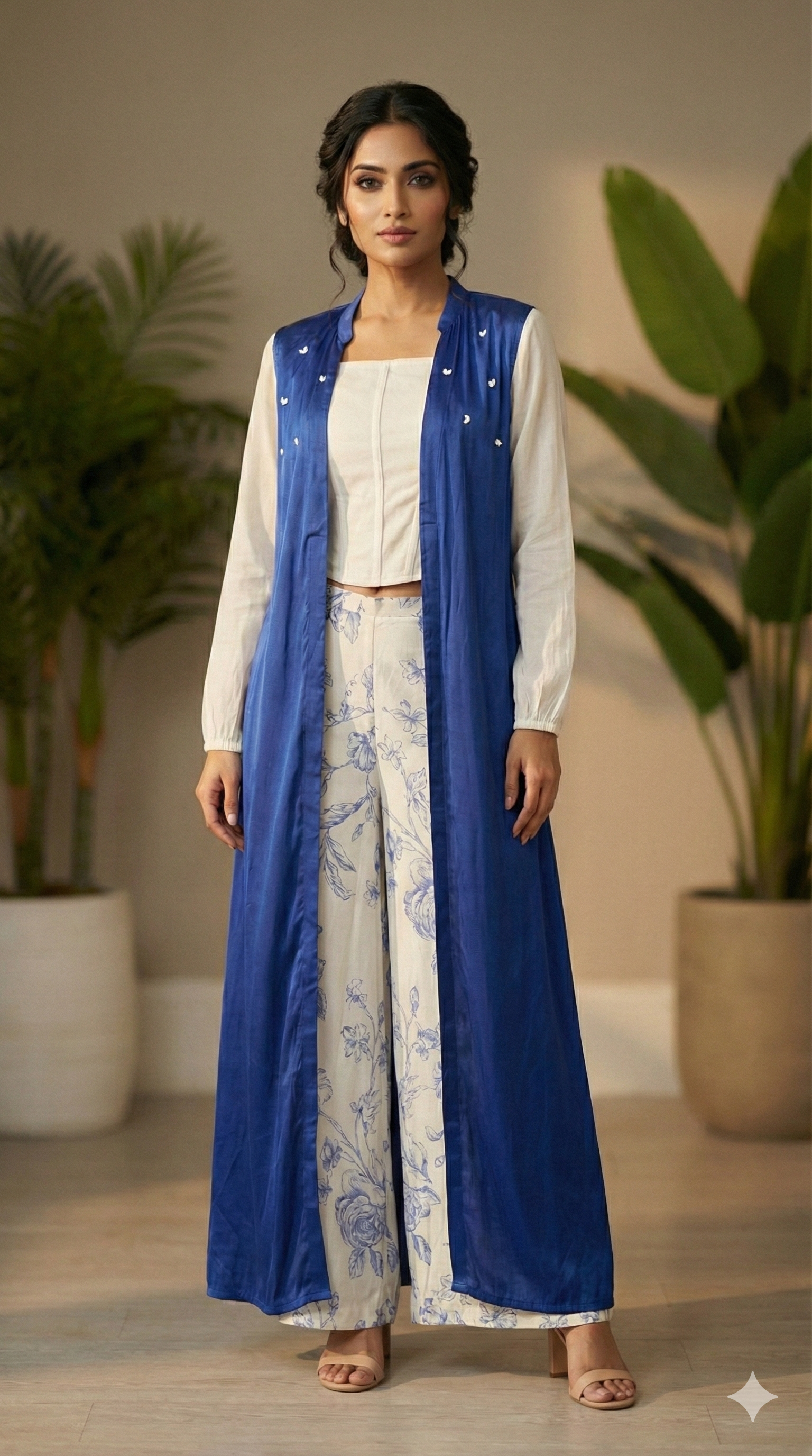 Royal Moon Tide-Jacket Dress