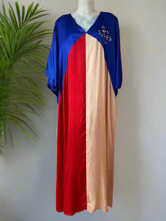 Tricolor Drift Gown