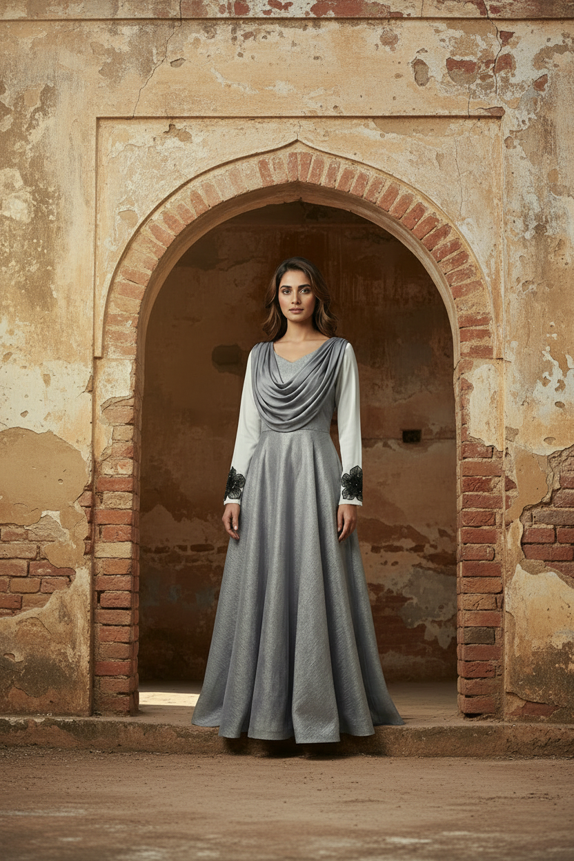 Midnight Glitz Party Gown