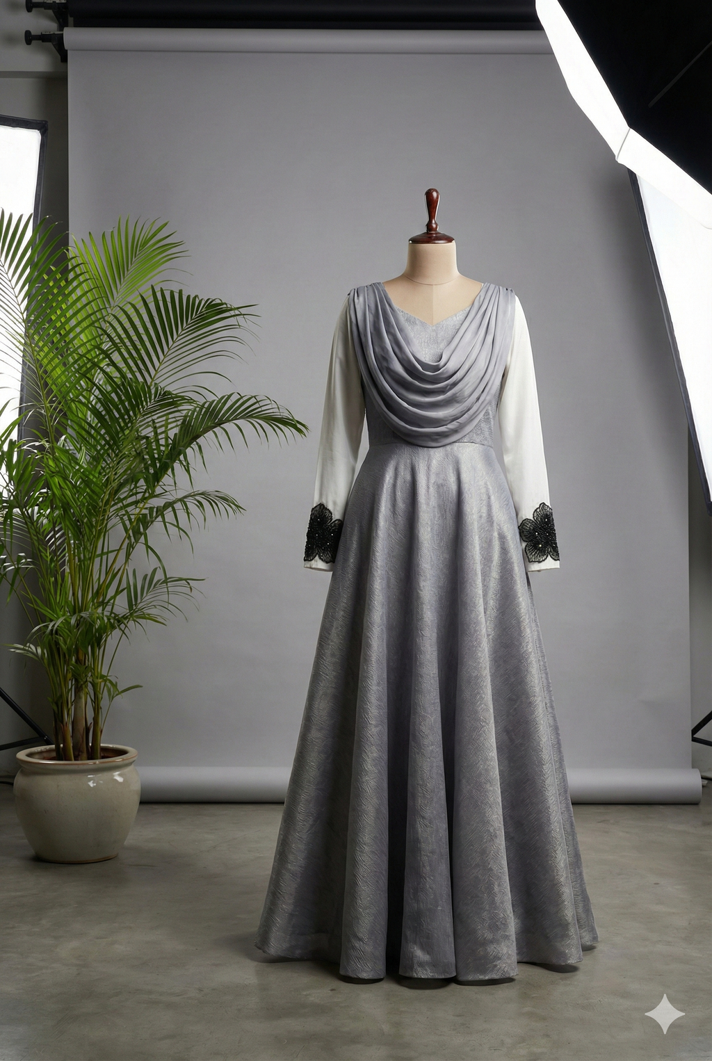 Midnight Glitz Party Gown
