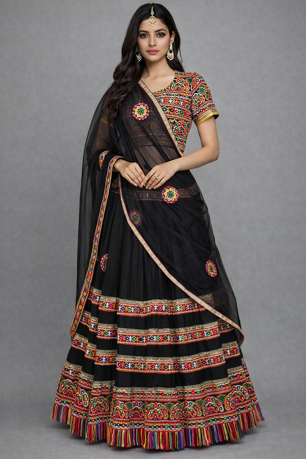 Gamthi chaniya choli