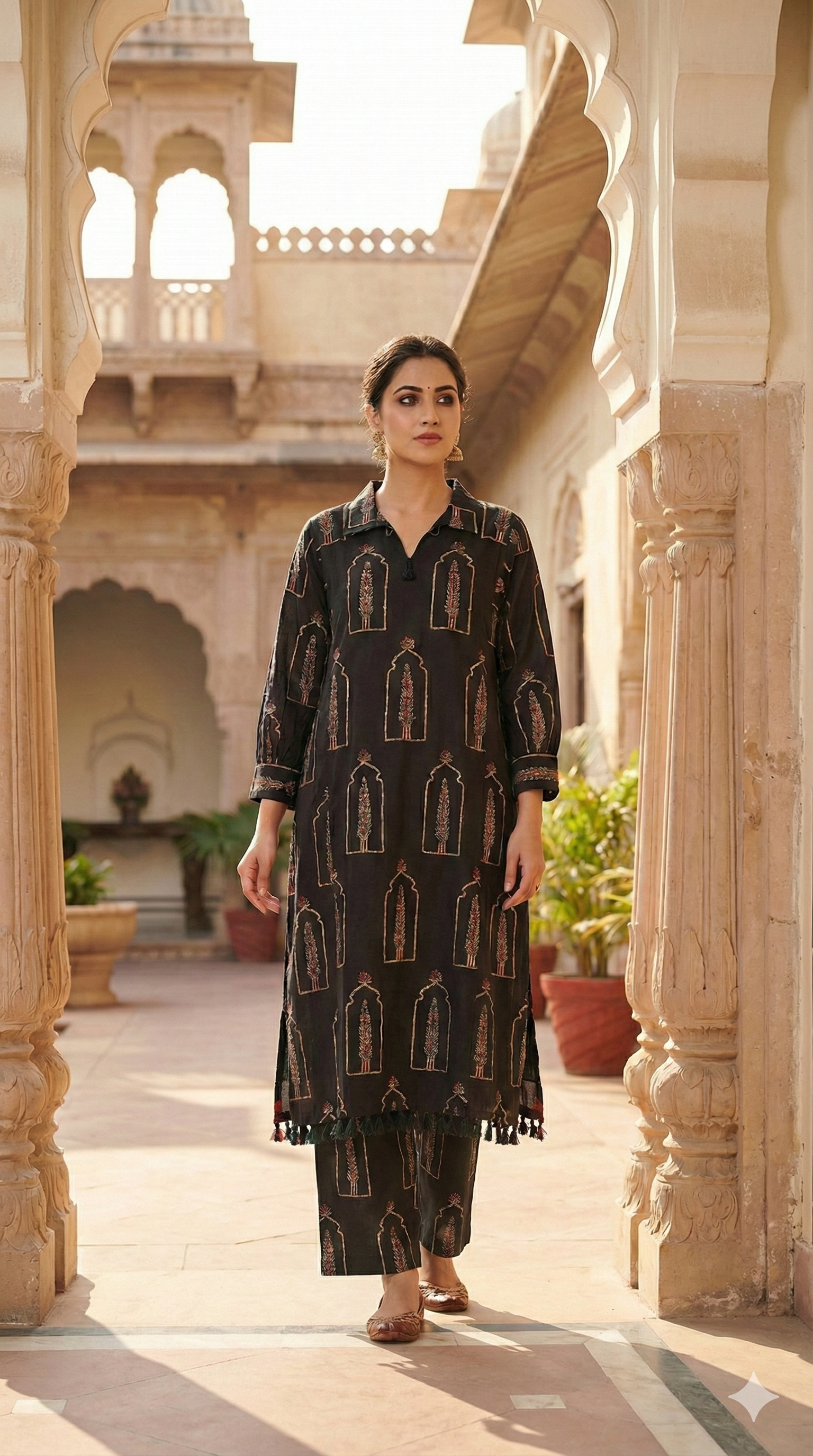 Black Beauty Kurti Coord Set
