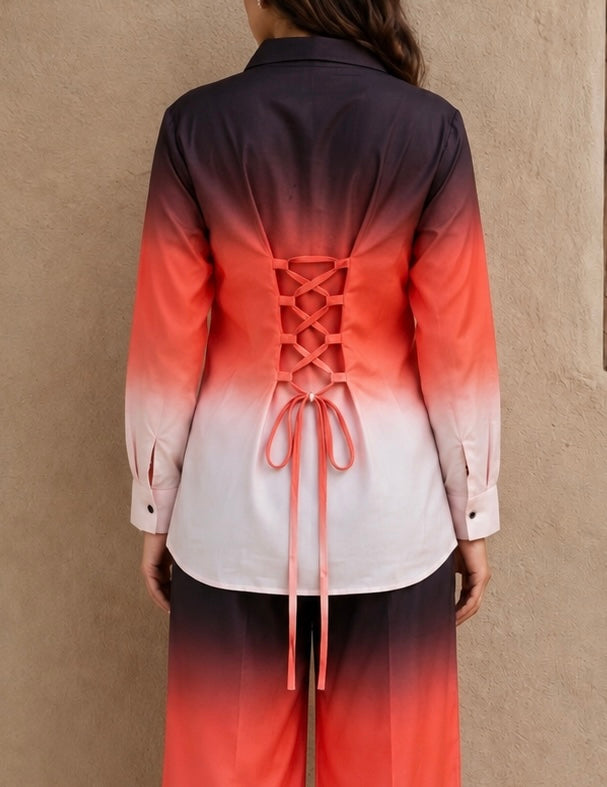 Sunset Whisper Ombré Coord Set