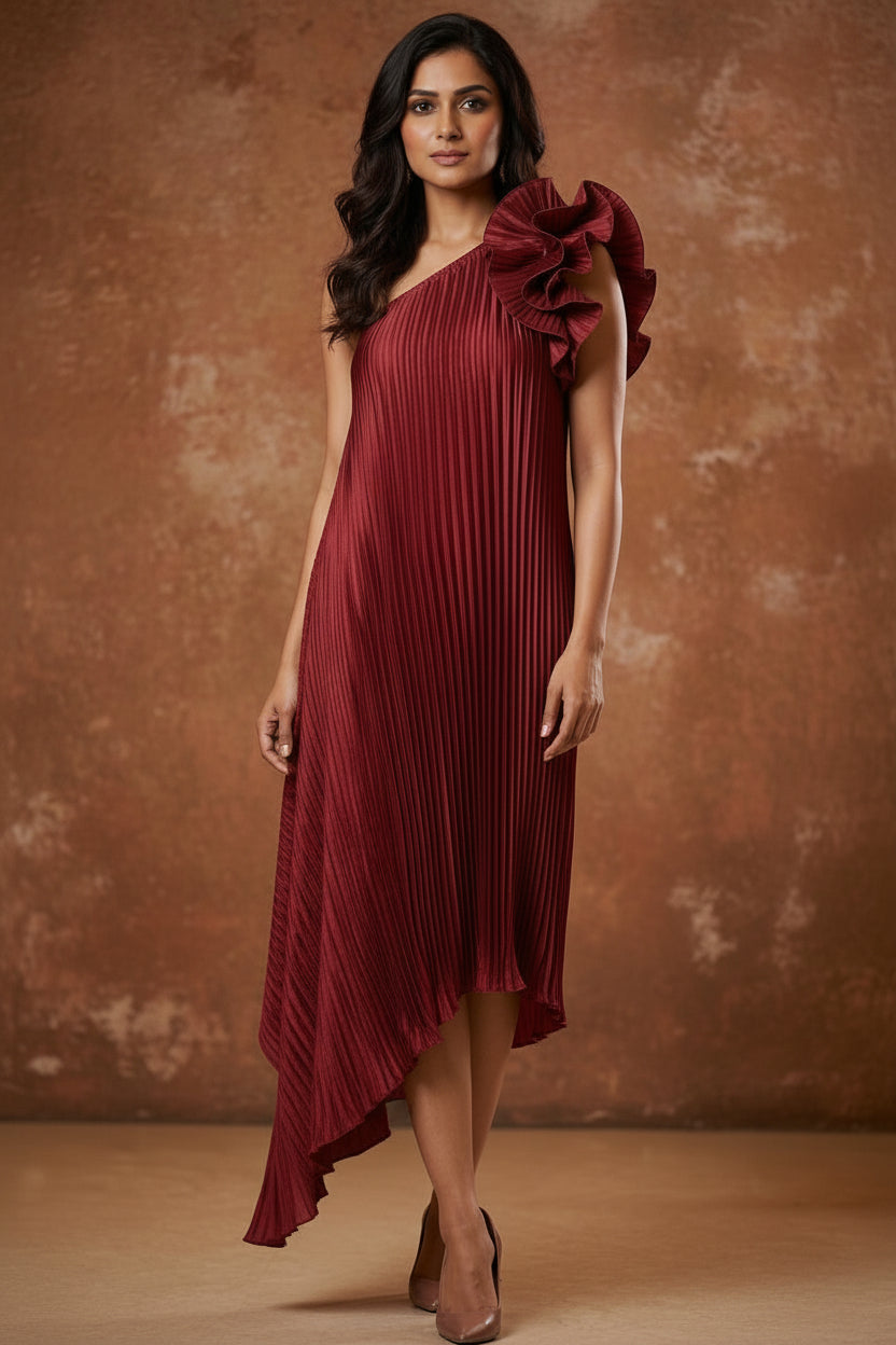 Nebula Ruffle Dress