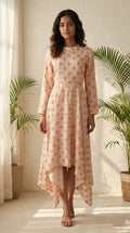 Assym Linen Dress