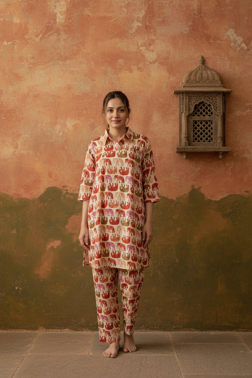 Elephant Parade Coord Set