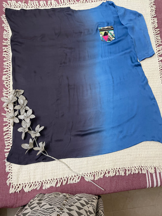 Blue Mirage Kaftan Dress