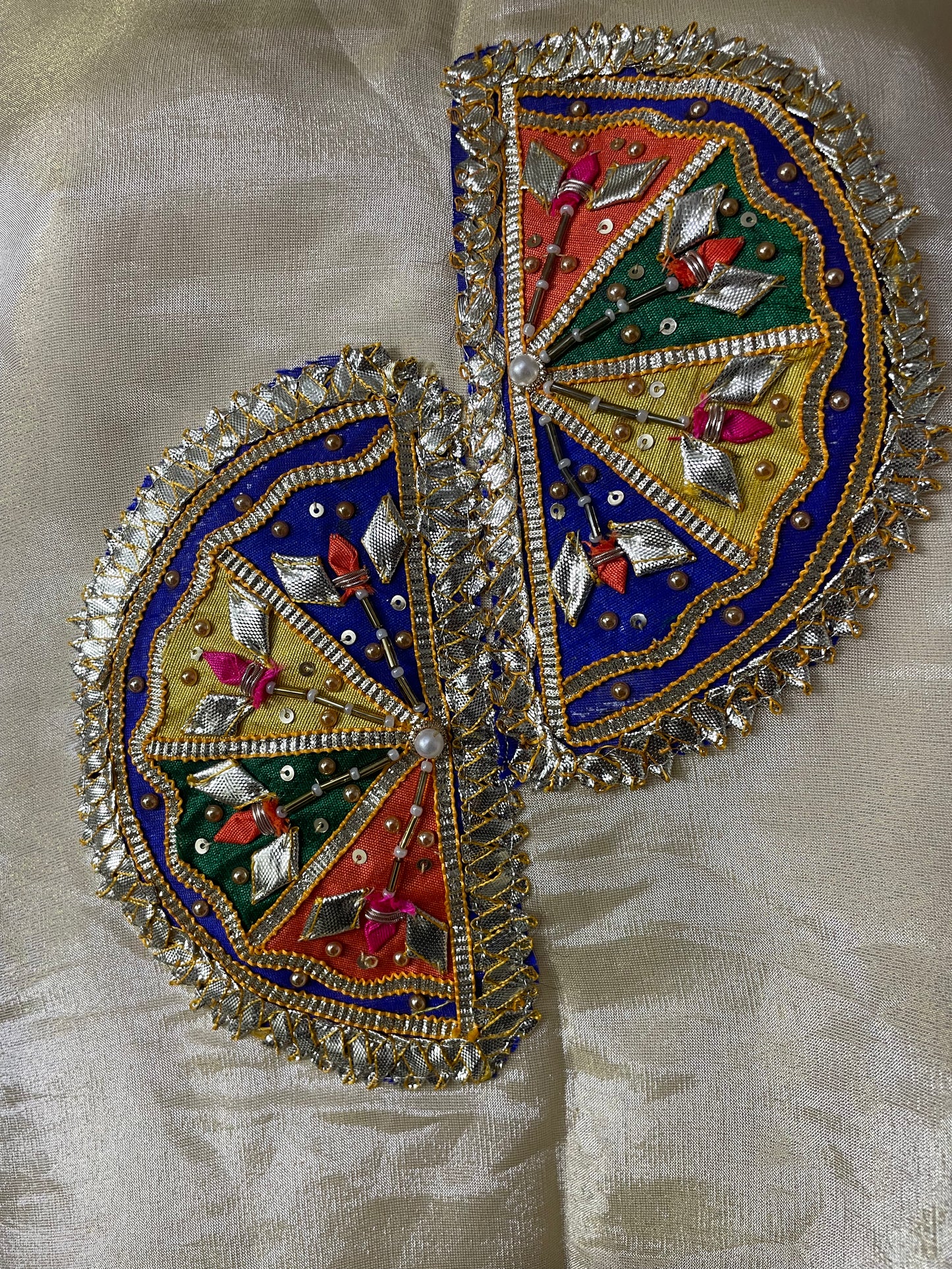 Golden Glow Gota Kaftan Kurti
