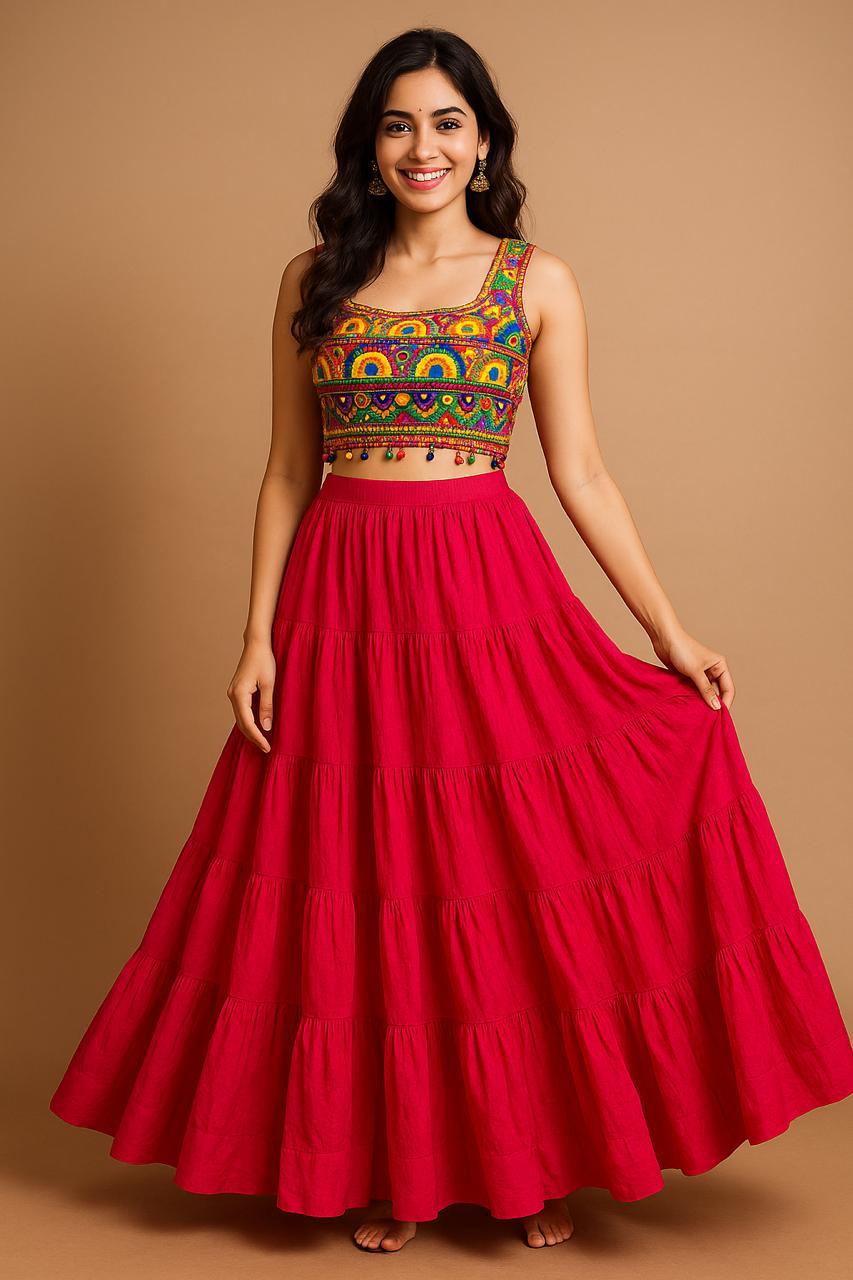 Gulnaaz Tiered Skirt