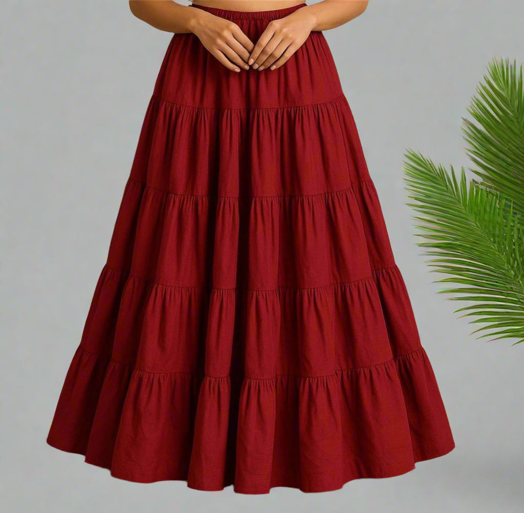 Gulnaaz Tiered Skirt