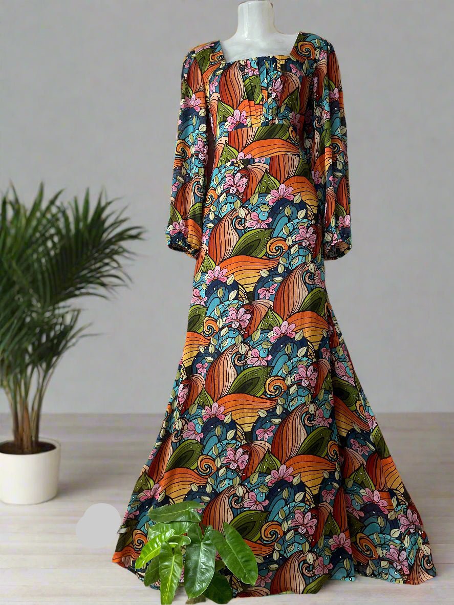 Boho Breeze Gown - Silver Lining