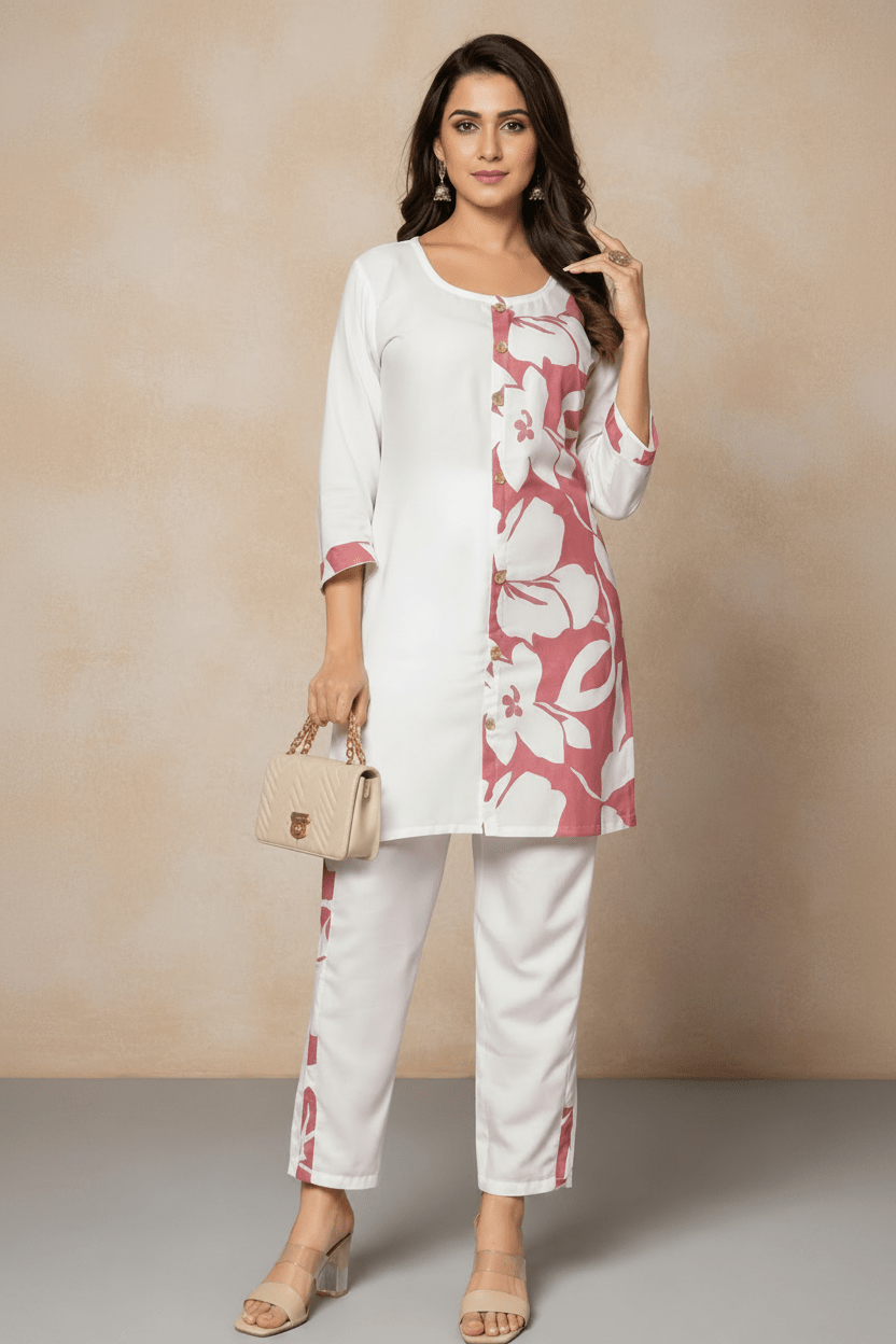 Cotton Candy Duo Coord Set - Silver Lining