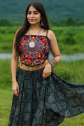 Meera Flare Bandhni Skirt