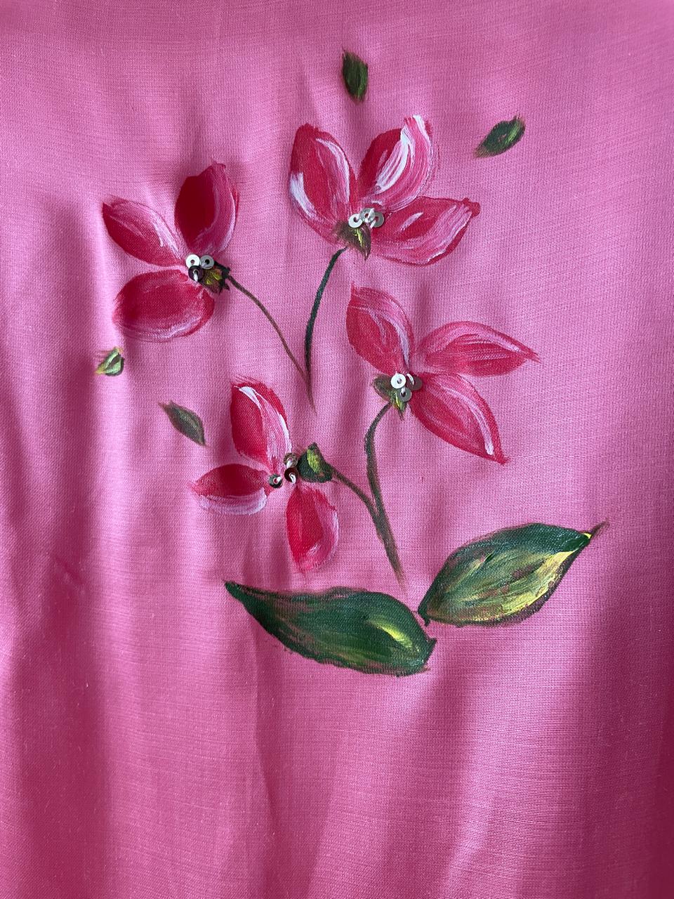 Blush Luxe Satin Kaftan