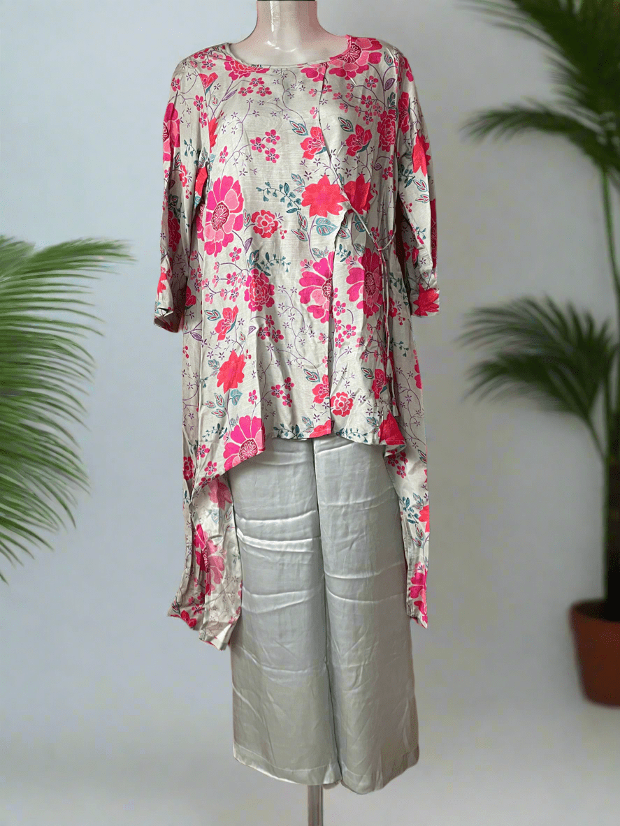 Gulbahar Drift Kurti - Silver Lining