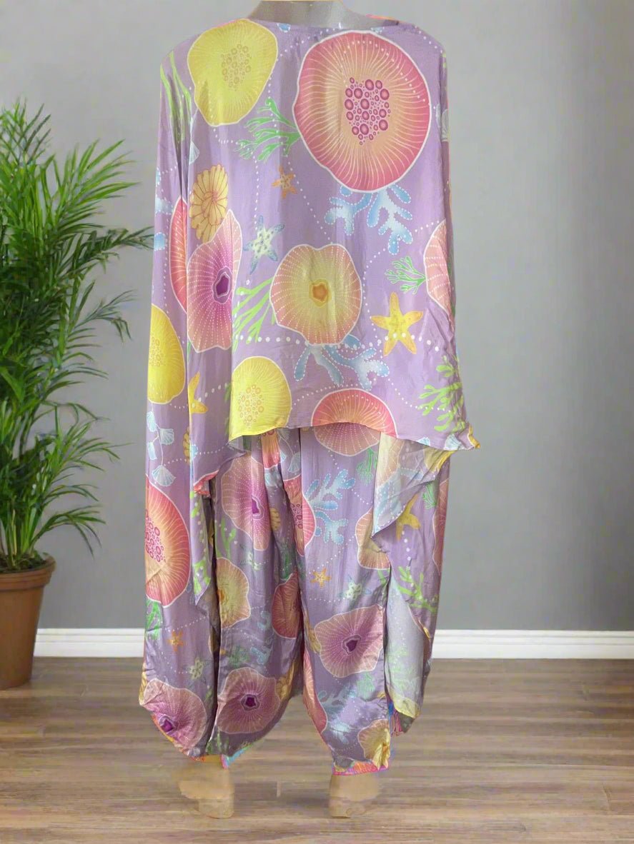 Lilac Luster Cape Coord Set - Silver Lining