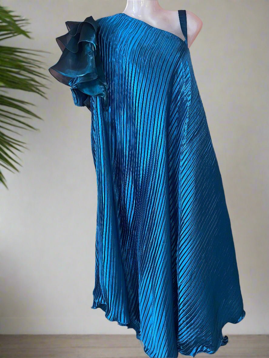 Nebula Bloom Dress - Silver Lining