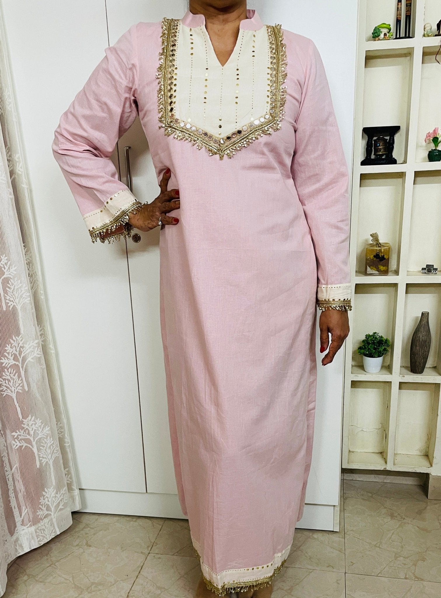 Pink Boho Gown - Silver Lining