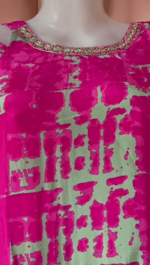 Fuschia Flare Coord Set