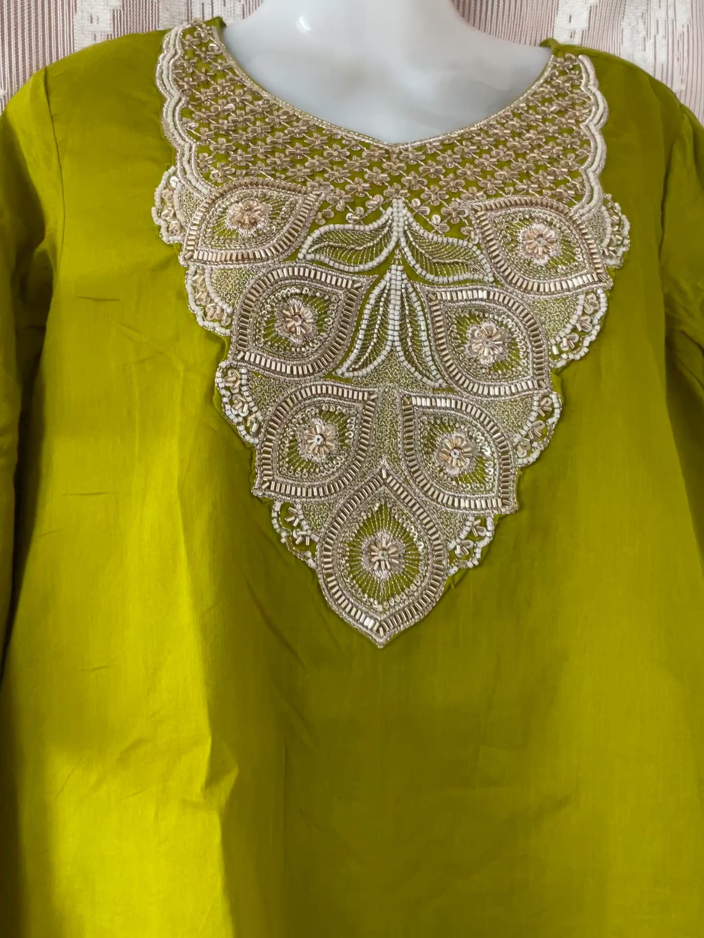 Lime Luxe Embroidered Co-ord Set