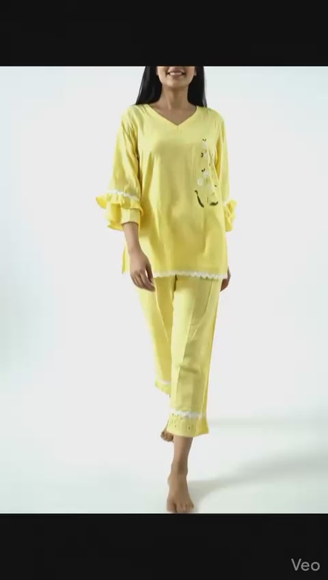 Sunlit Grace Mul Coord Set