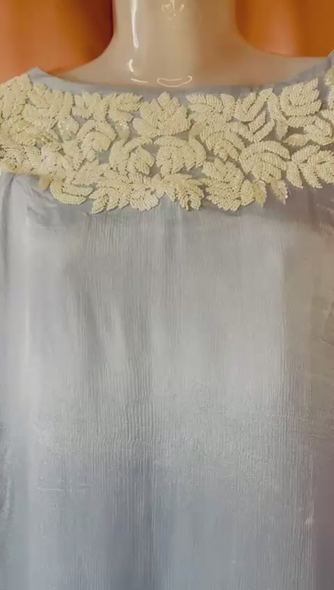 Blue Mirage-Kaftan Pant set