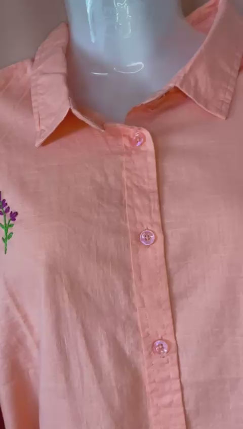 Peach Whisper Coord Set