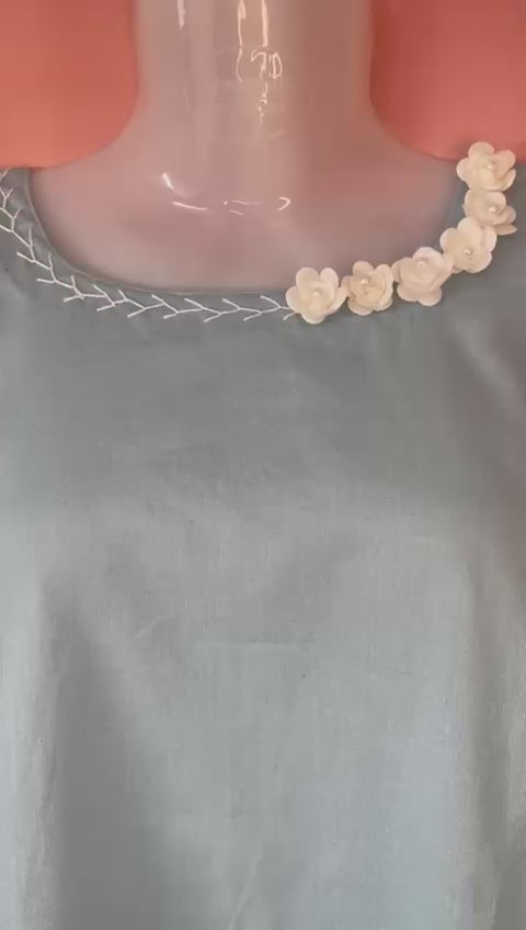 Blue Bloom Coord Set