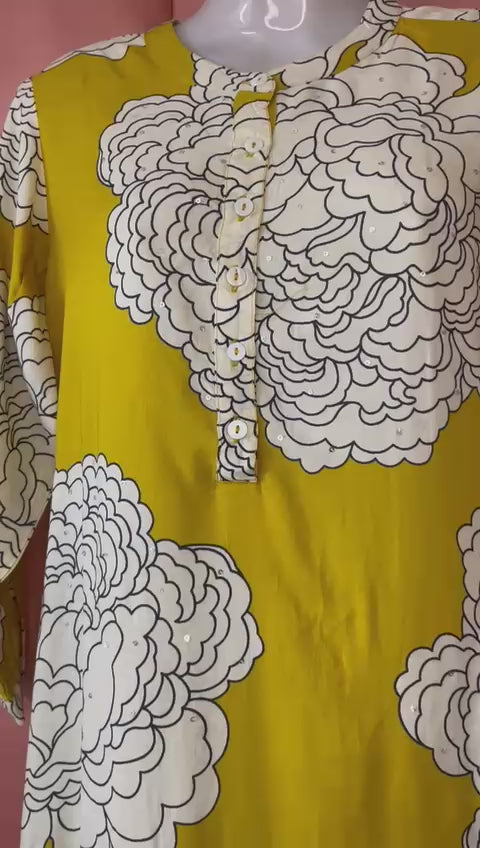 Saanvi Floral Kurti Coord set