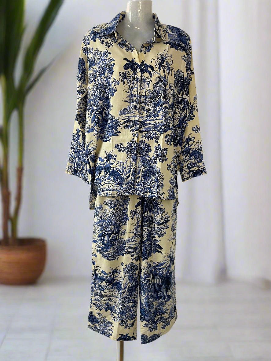 Safari Coord Set - Silver Lining